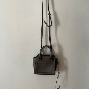 Rebecca Minkoff crossbody with handles in grey